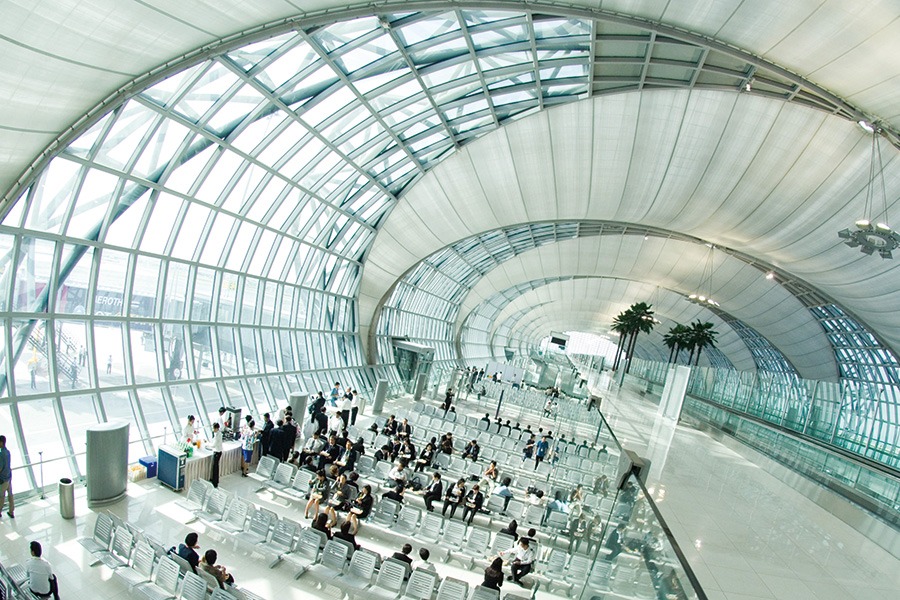 スワンナプーム空港の様子