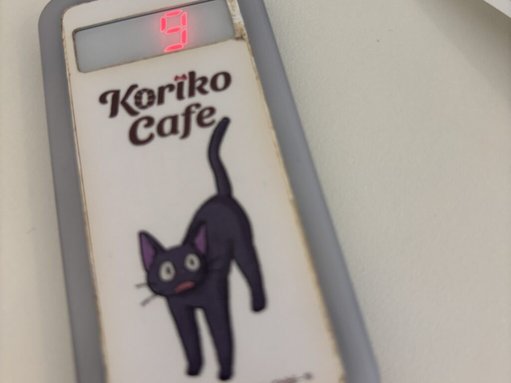 宅急便カフェ「コリコカフェ」の呼び出しベル