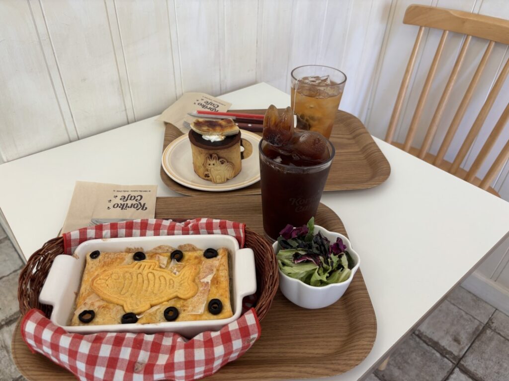 宅急便カフェ「コリコカフェ」のセット